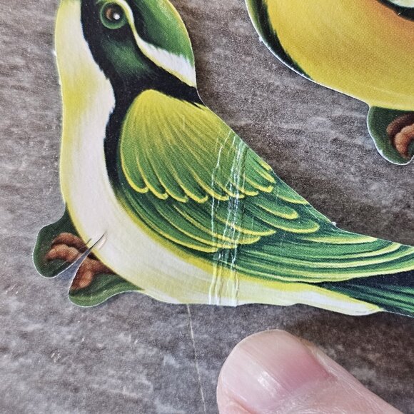 Lot Of 33 Decorative Paper Birds For Crafts Finch Cardinal Chickadee - Picture 8 of 9